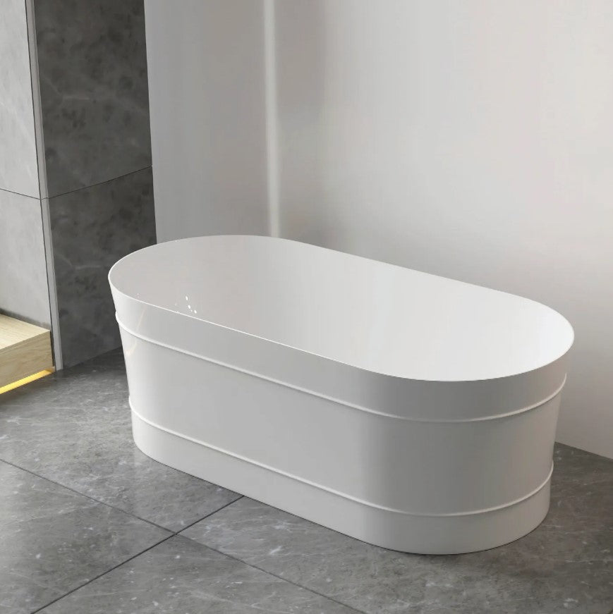 Attica Bondi 1700 Gloss White/Matte White Bath