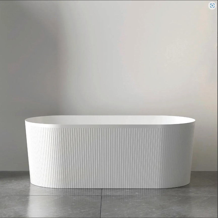 Attica Noosa 1500 Gloss White/Matte White Bath
