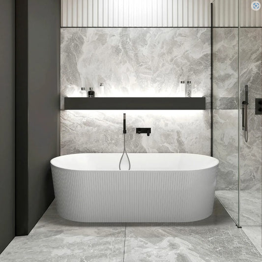 Attica Noosa 1700 Gloss White/Matte White Bath