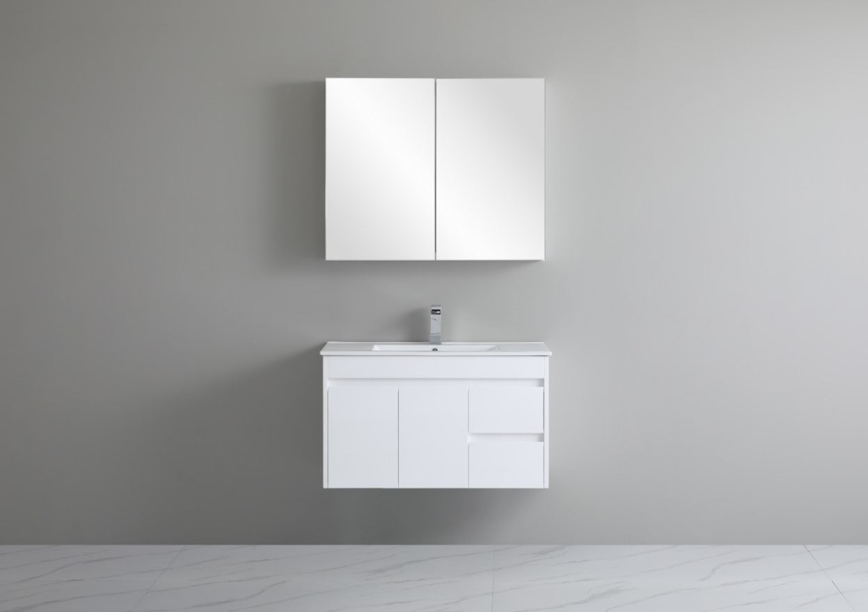 PVC Wall Hung Vanity (RH) - 900mm