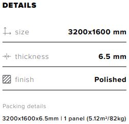 Sahara Noir Porcelain Tile - 3200x1600mm