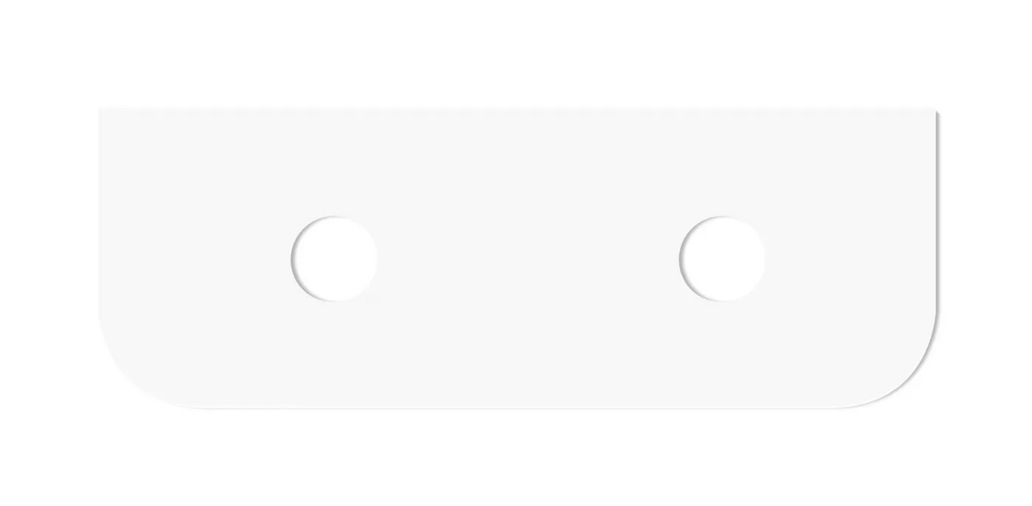 Bondi Black Oak Curve Vanity - 1500x450