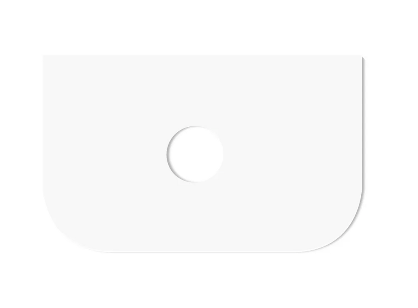 Bondi Black Oak Curve Vanity - 750x450