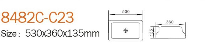 IMP-8482 C23 Art Counter Basin