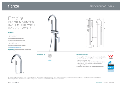 Empire Floor Standing Bath Mixer