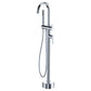 Kaya Floor Mounted Bath Mixer With Hand Shower