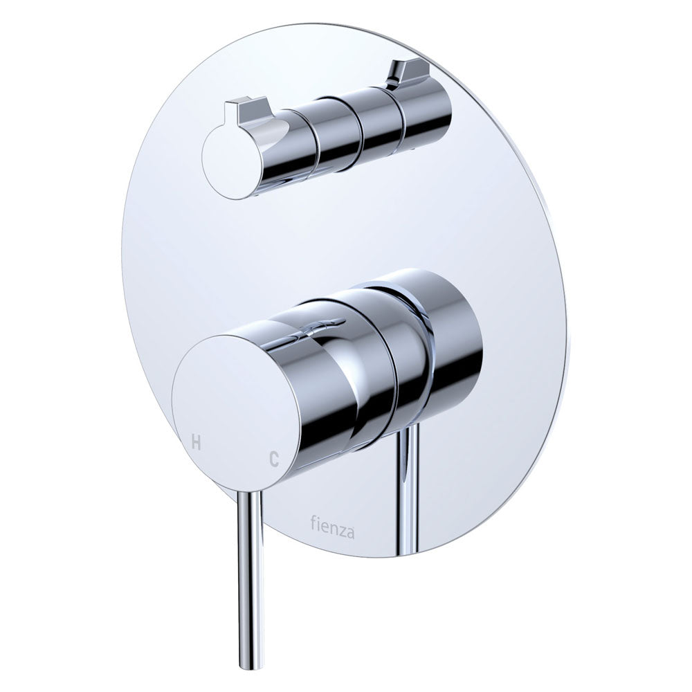 Kaya Wall Diverter Mixer - Round Plate