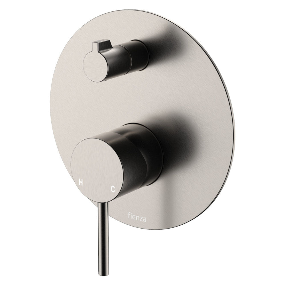 Kaya Wall Diverter Mixer - Round Plate