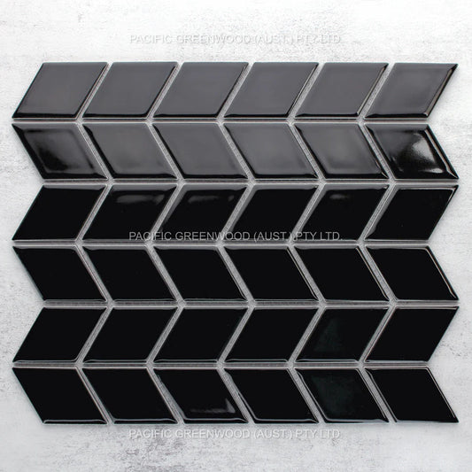 Black Gloss Rhombus