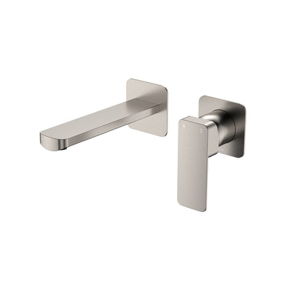 Tono Basin/Bath Wall Mixer Set - Square Plates