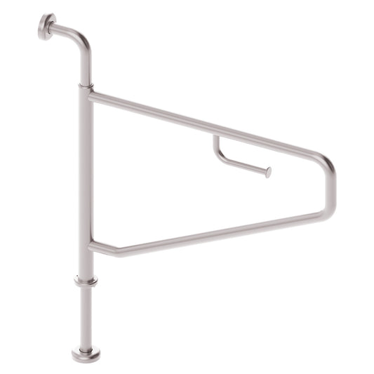 Swinglock® 850mm Side Assist Rail With Toilet Paper Holder