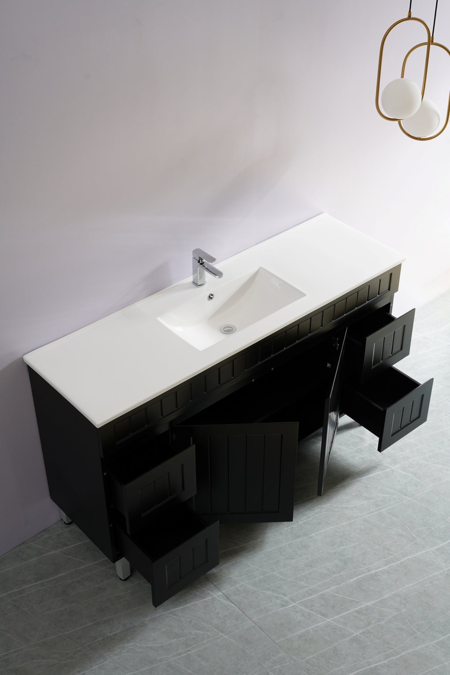 Acacia Freestanding PVC Vanity - 1500mm