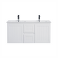 Acacia Wall Hung PVC Vanity - 1200mm Double Bowl