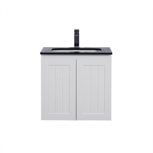 Acacia Wall Hung PVC Vanity - 600mm Slim