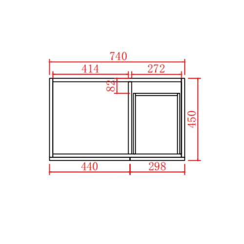 Acacia Freestanding PVC Vanity - 750mm