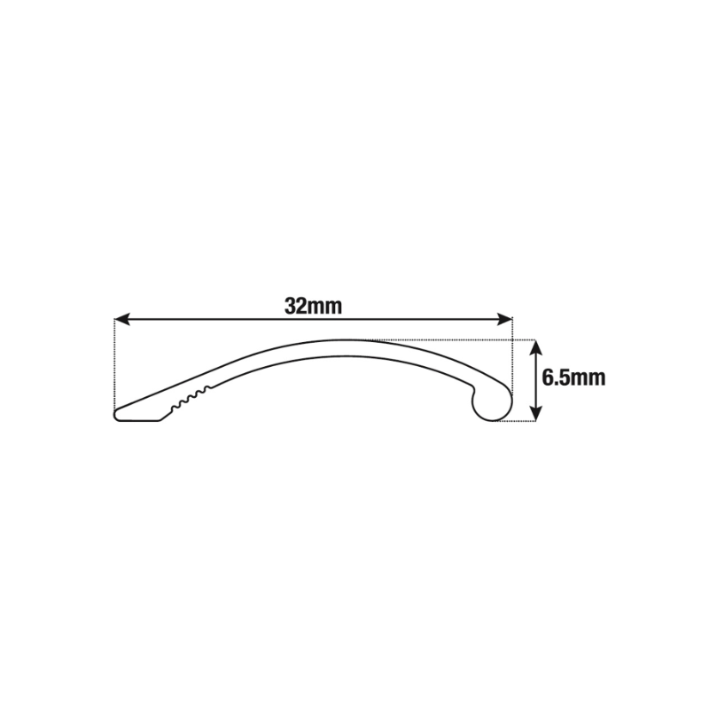 Aluminium Cover Transition Trim