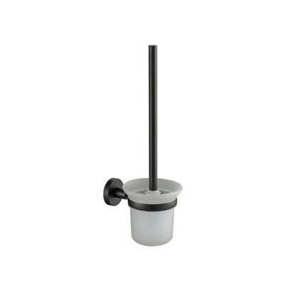 Rund Glass Toilet Brush Holder