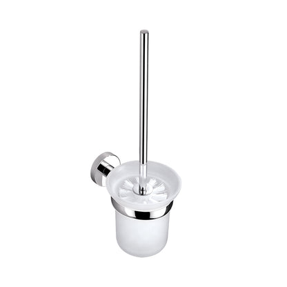 Rund Glass Toilet Brush Holder