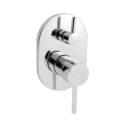 Rund Round Shower/Bath Mixer with Diverter