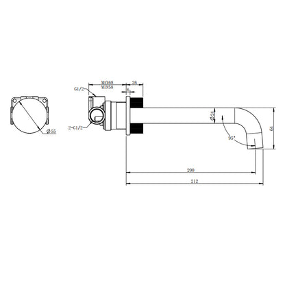 Qi Rund Progressive Basin/Bath Set