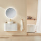 Avalon Matte White Wall Hung PVC Vanity - 750mm