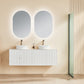 Brindabella Matte White Wall Hung PVC Vanity - 1500x460