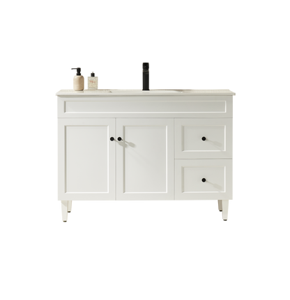 Harrington Matte White PVC Vanity 1200x460