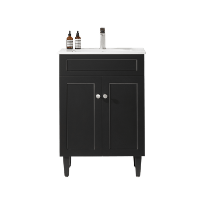 Harrington Matte Black PVC Vanity 600x460