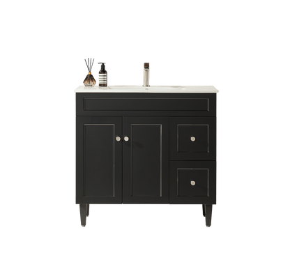 Harrington Matte Black PVC Vanity 900x460