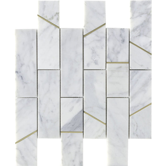 Deco Mosaic - Barres Carrara