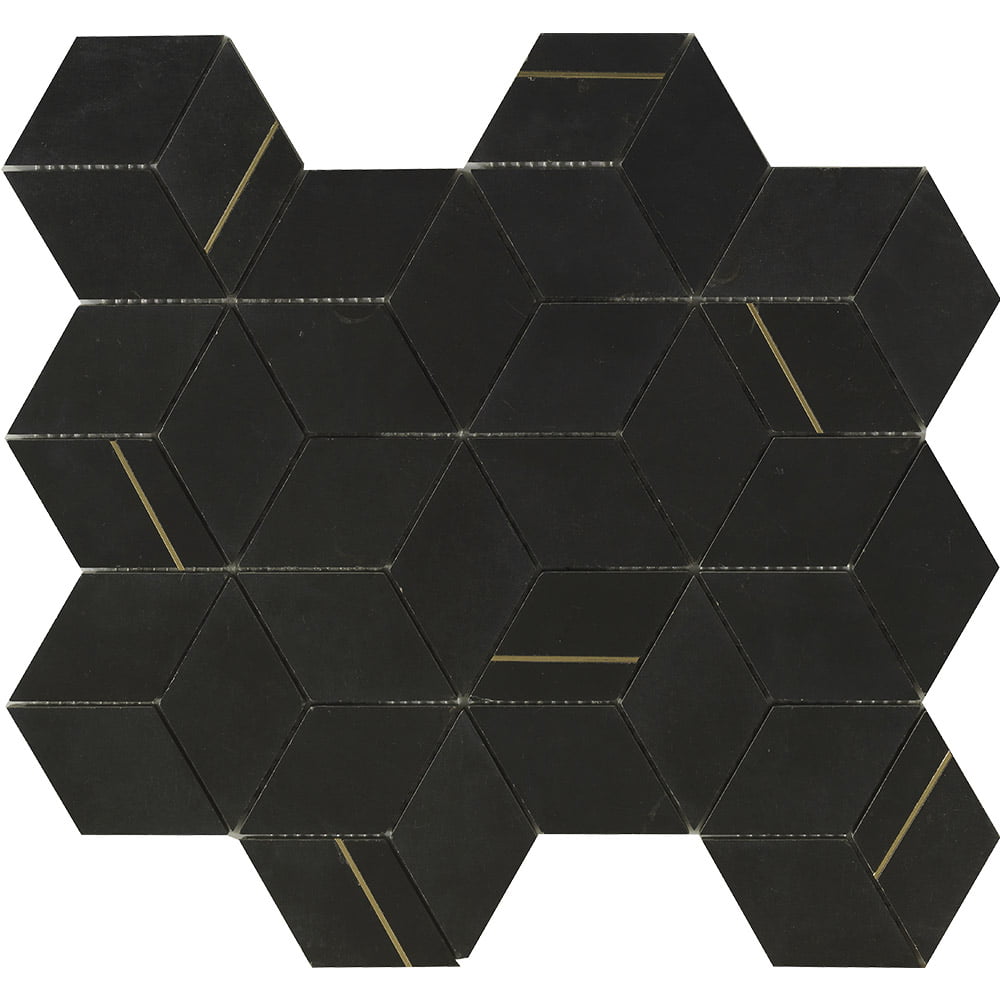 Deco Mosaic - Cubic Nero Marquina