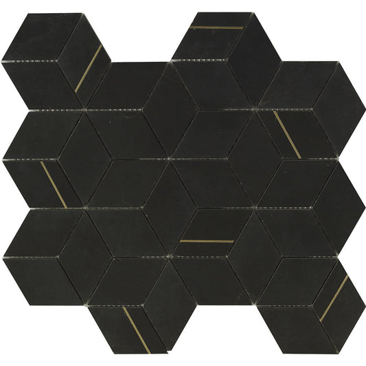 Deco Mosaic - Cubic Nero Marquina