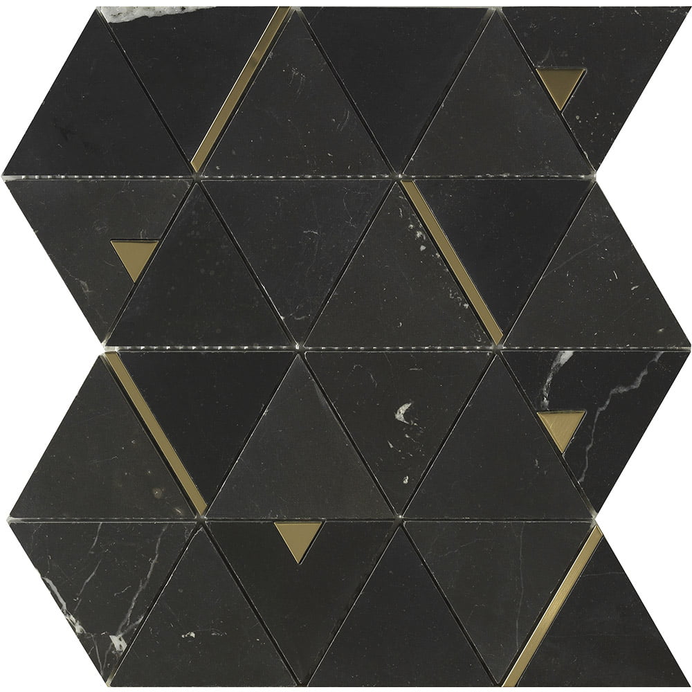 Deco Mosaic - Formes Nero Marquina