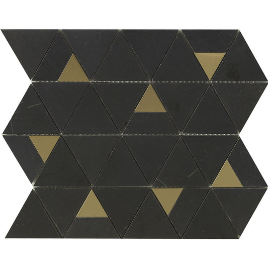 Deco Mosaic - Pyramid Nero Marquina