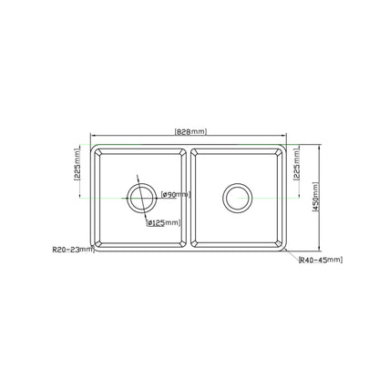 Greenwich Double Bowl Kitchen Sink