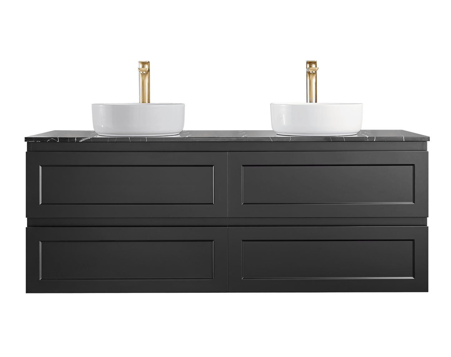 Freemantle Wall Hung Vanity - 1500mm Double Bowl