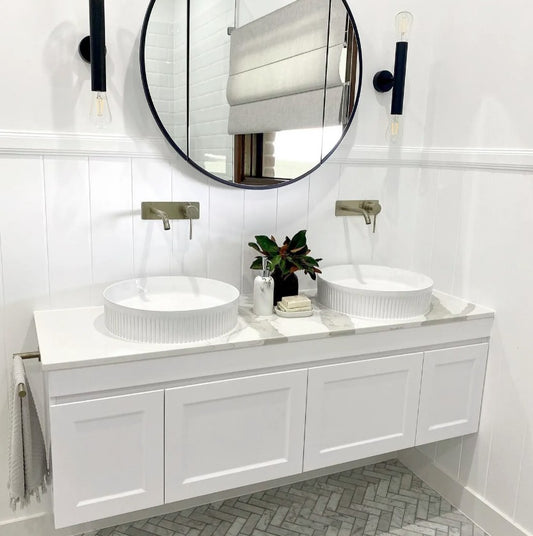 Hampton Satin White Mark II Vanity - 1500x460