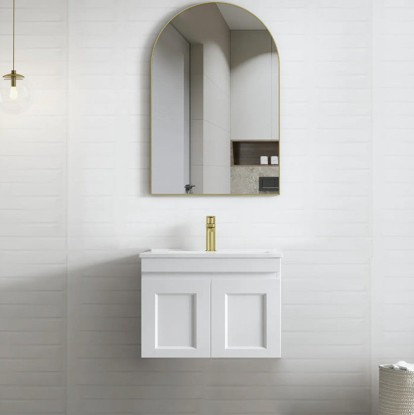 Hampton Satin White Mark II Vanity - 600x460