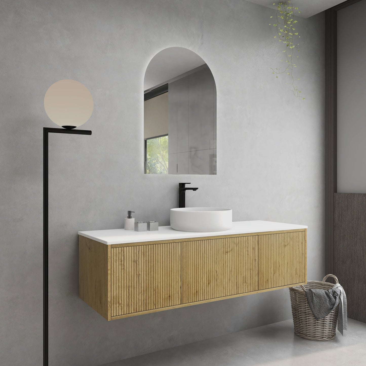 Bellevue Wall Hung Vanity (Slim) - 1500mm