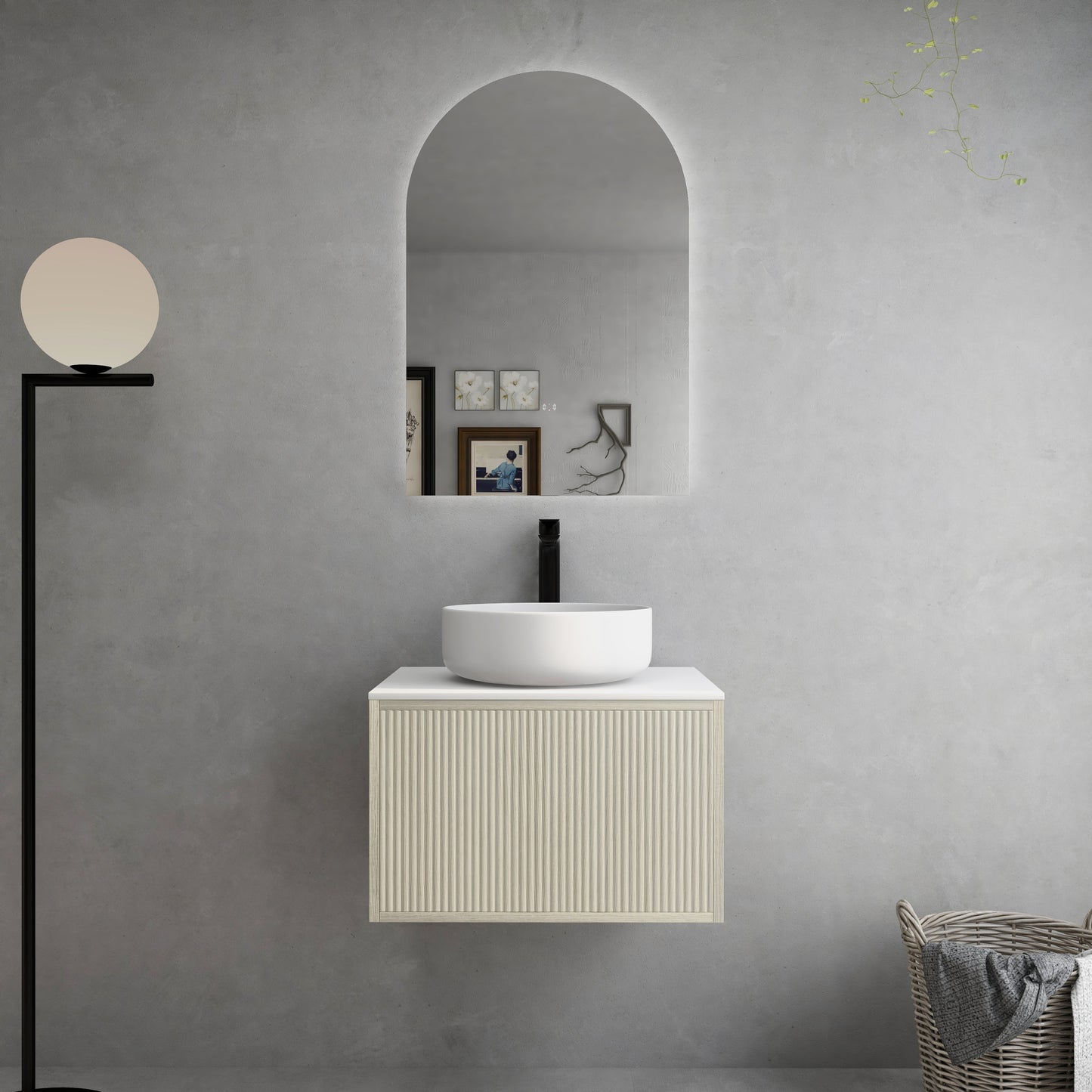 Bellevue Wall Hung Vanity - 600mm