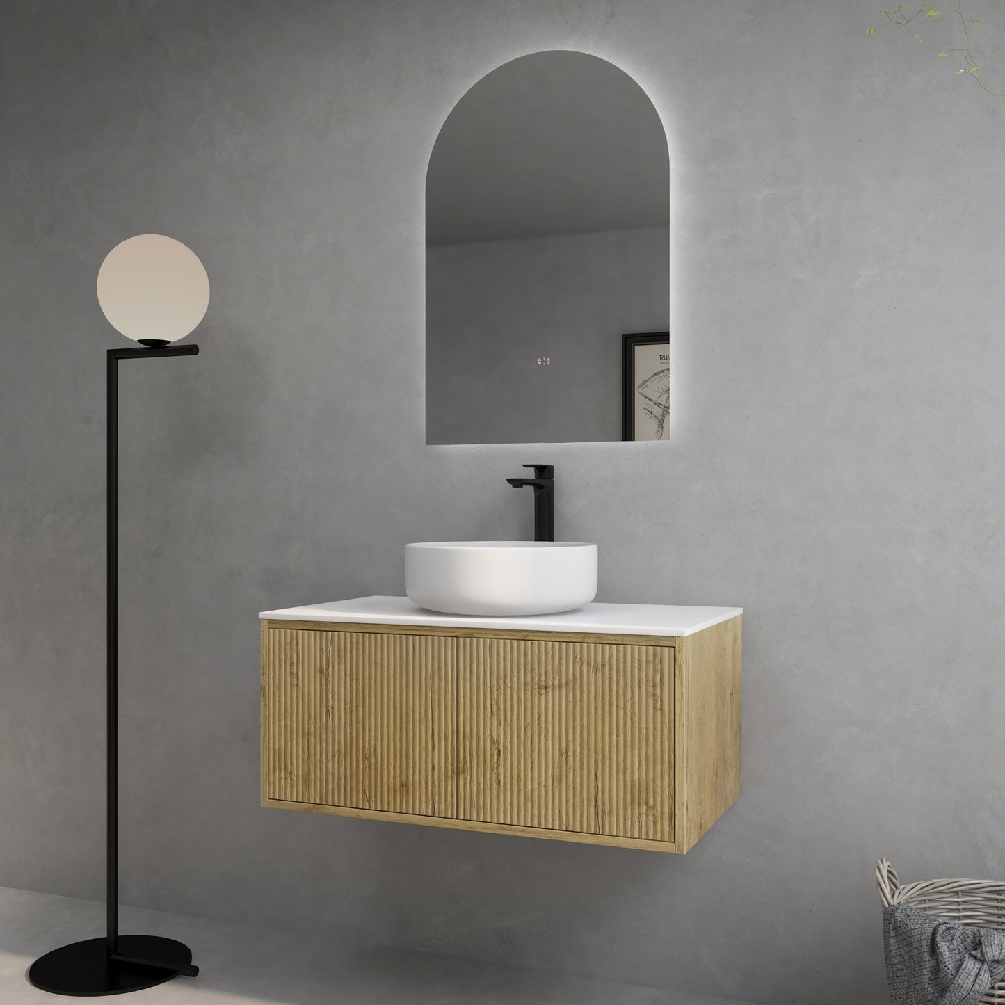 Bellevue Wall Hung Vanity (Slim) - 900mm