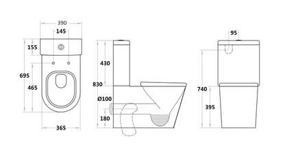 Kasey Toilet Suite