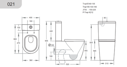 Elvera Ambulant Toilet Suite