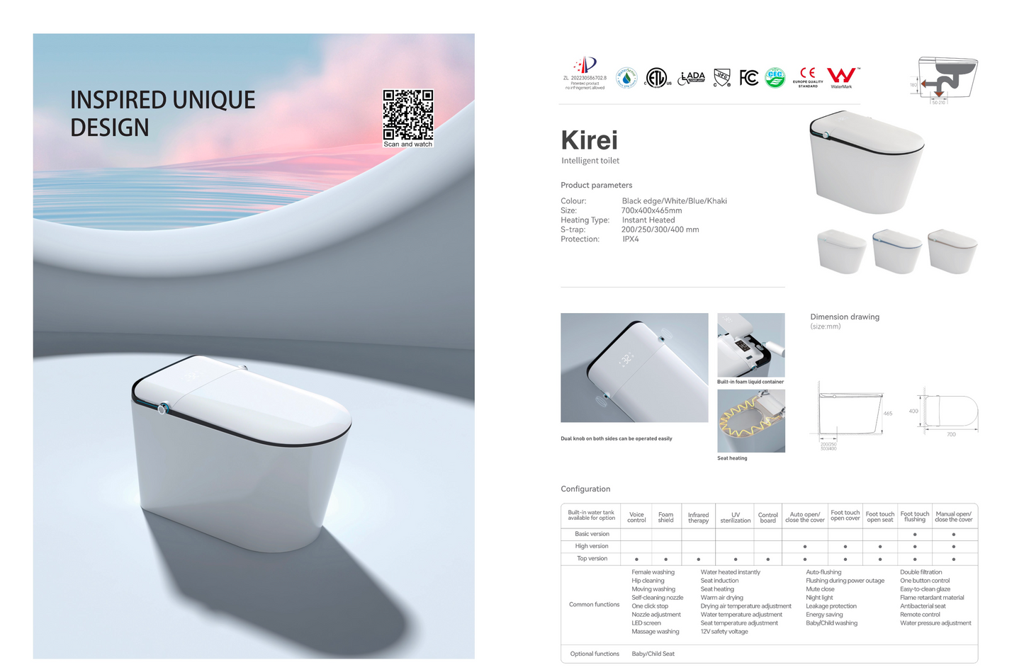 Kirei Smart Toilet