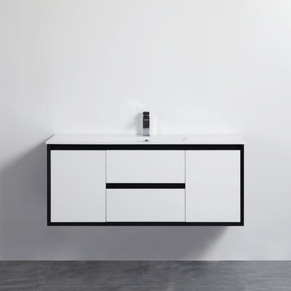 Petra Series - Colour PVC Wall Hung Vanity (SB) - 1200x460x520