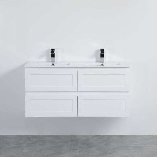 Freemantle Wall Hung Vanity - 1200mm Double Bowl