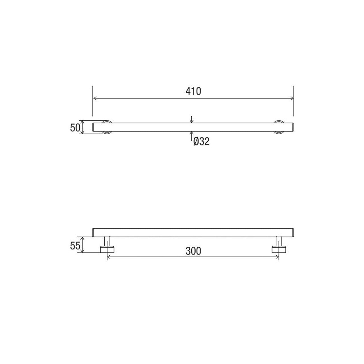 Linear Straight Grab Rail