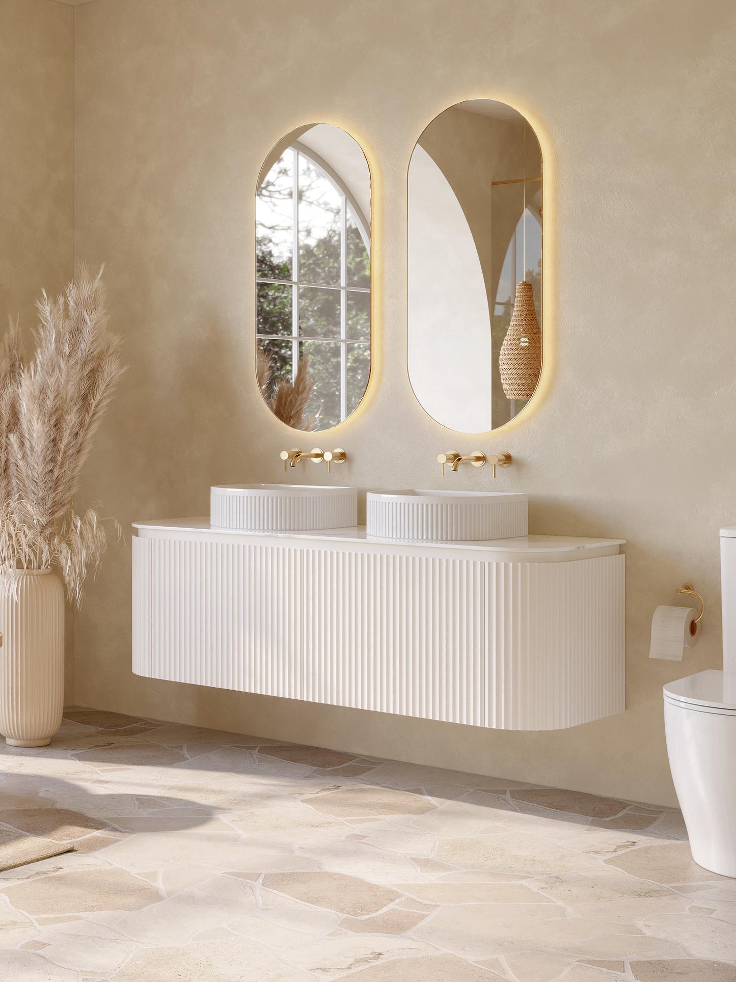 Noosa Fluted Vanity