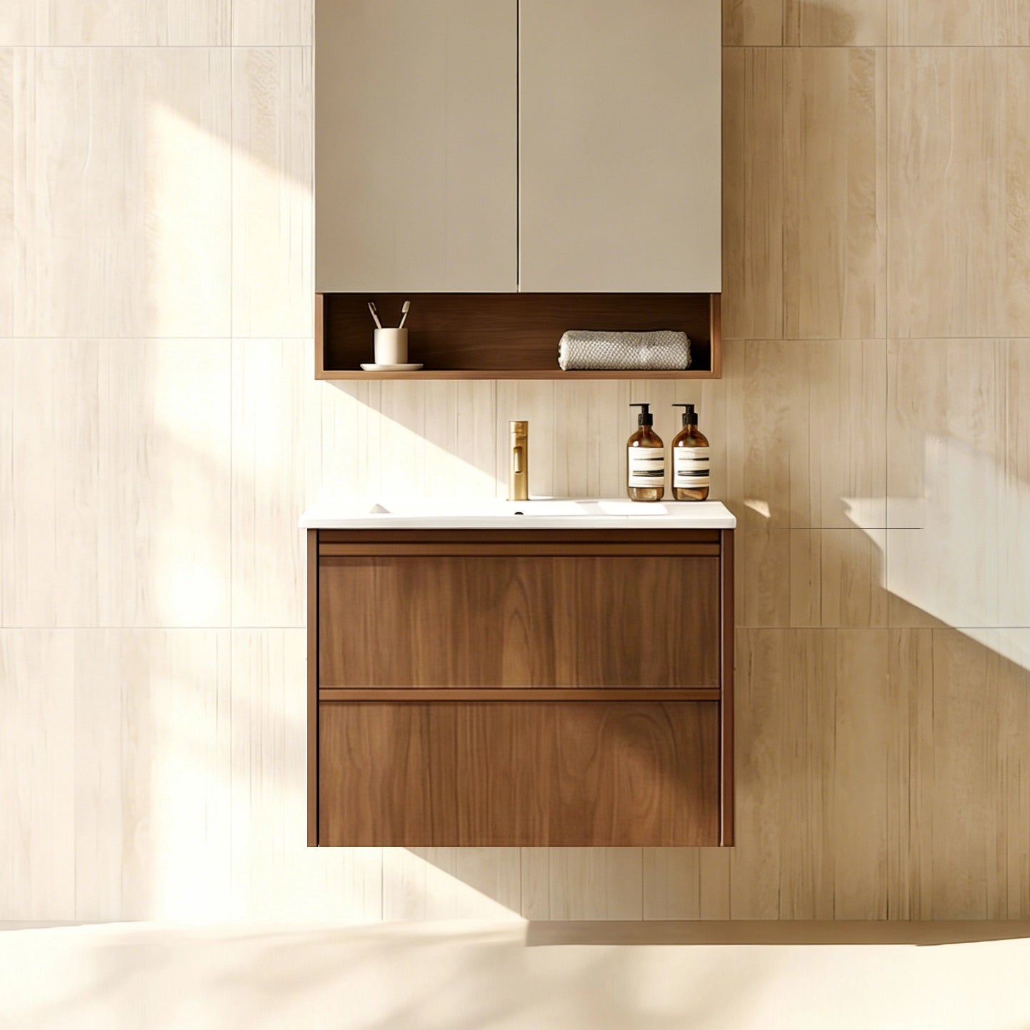 Ridgewood Vanity - Mocha Oak