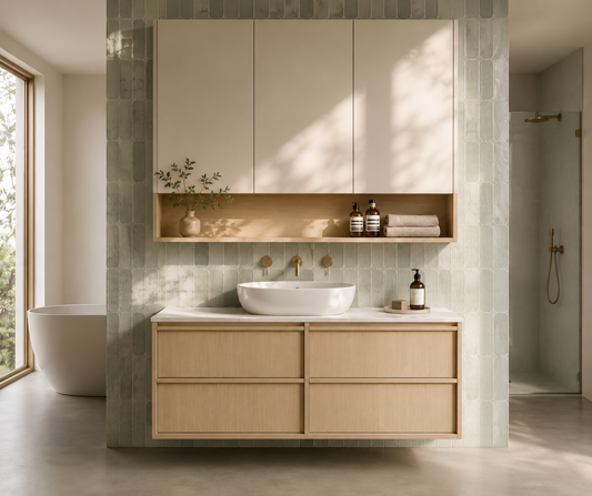 Ridgewood Vanity - Sandy Oak